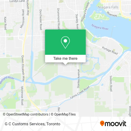 G C Customs Services map