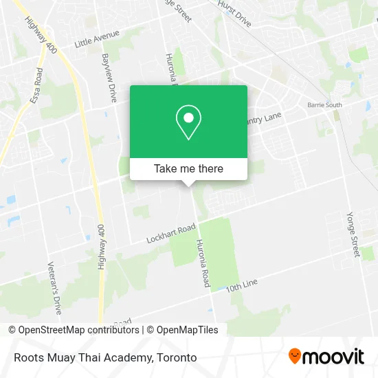 Roots Muay Thai Academy map
