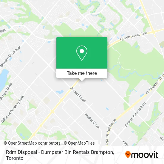 Rdm Disposal - Dumpster Bin Rentals Brampton plan