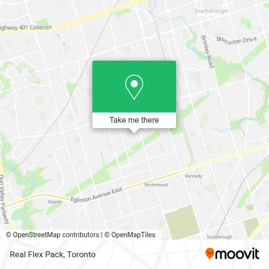 Real Flex Pack map
