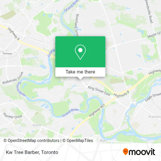 Kw Tree Barber map