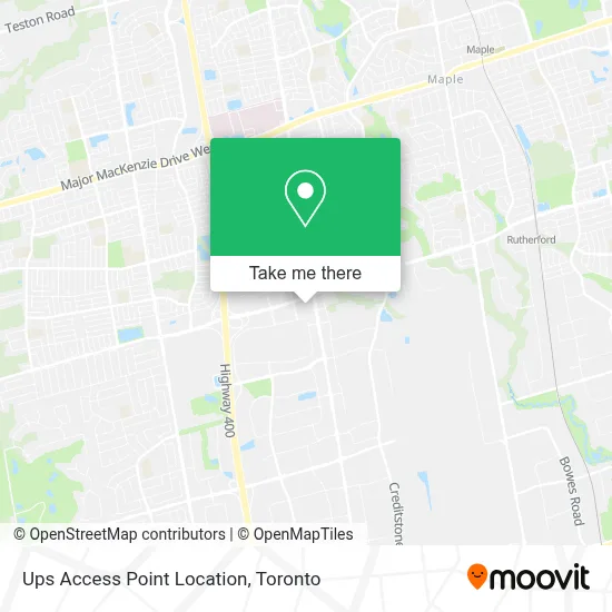 Ups Access Point Location plan