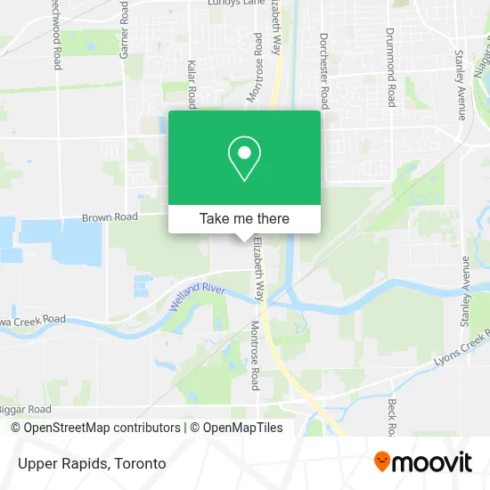 Upper Rapids map