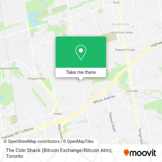 The Coin Shack (Bitcoin Exchange / Bitcoin Atm) map
