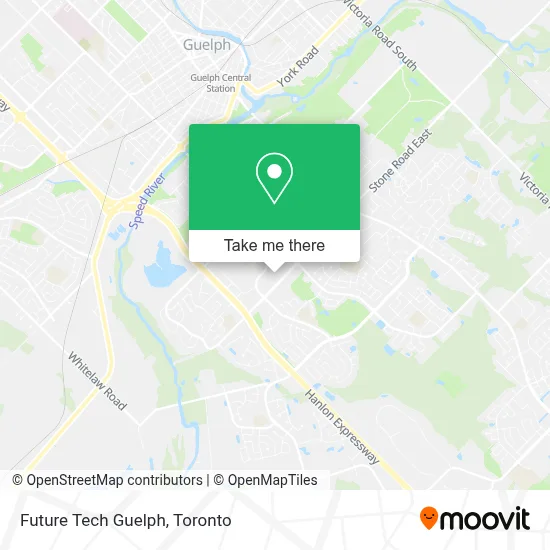 Future Tech Guelph map