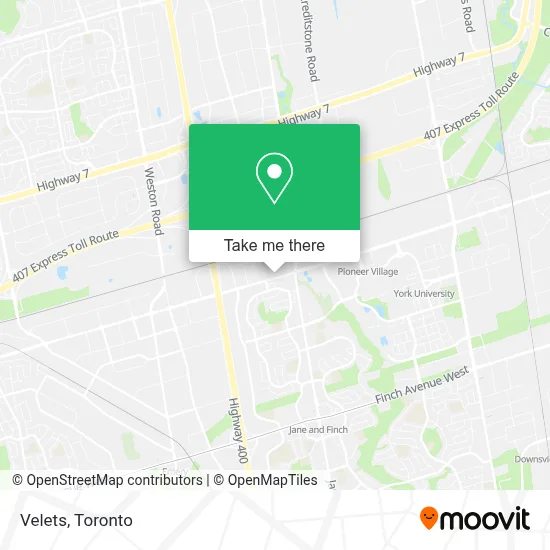 Velets map