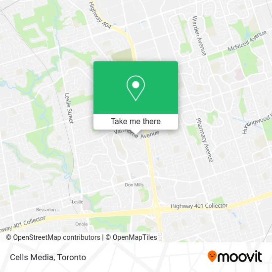 Cells Media map