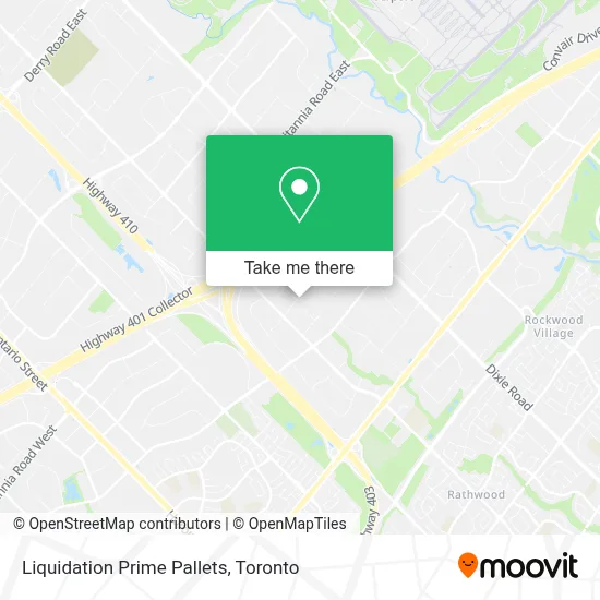 Liquidation Prime Pallets map