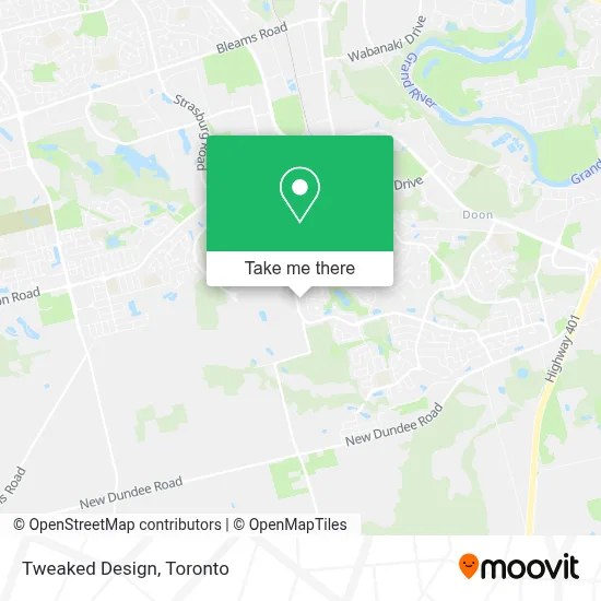 Tweaked Design map