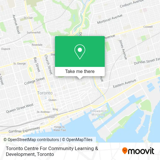 Toronto Centre For Community Learning & Development map
