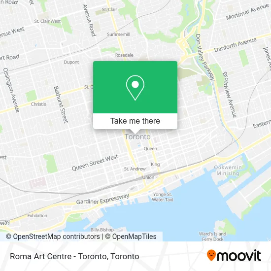 Roma Art Centre - Toronto map