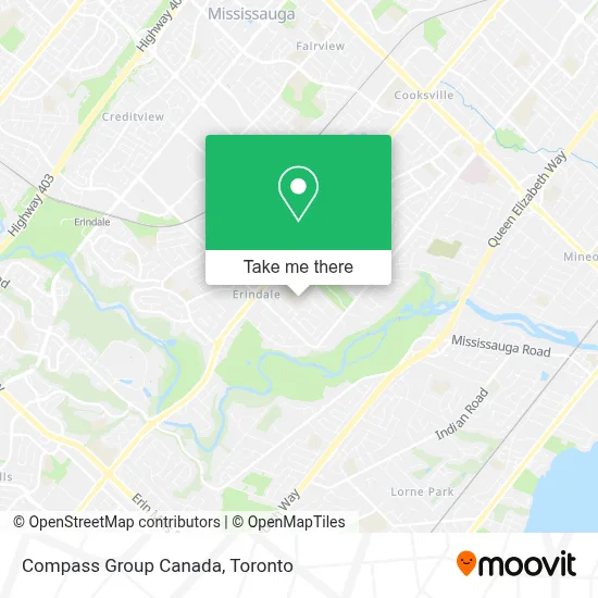 Compass Group Canada map