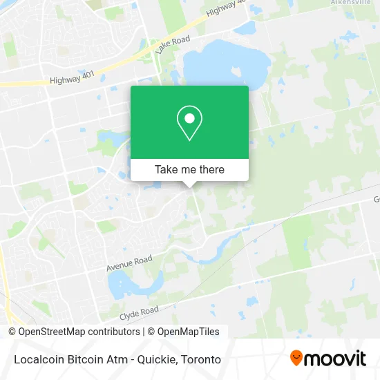 Localcoin Bitcoin Atm - Quickie map