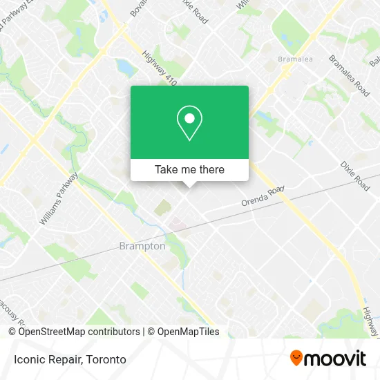 Iconic Repair map