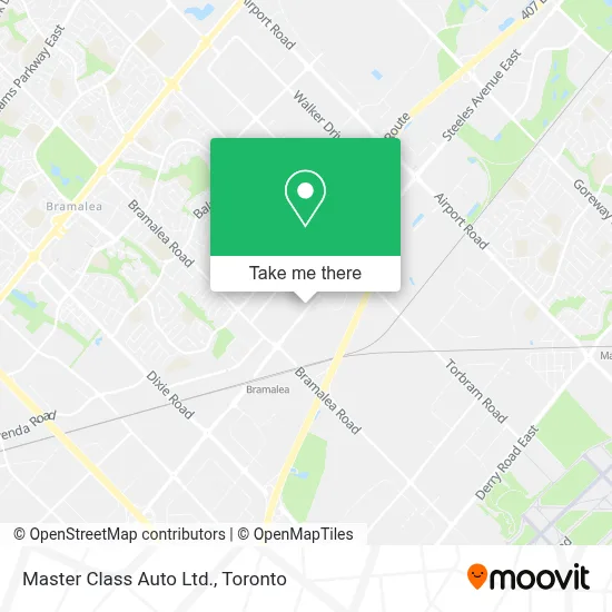 Master Class Auto Ltd. map