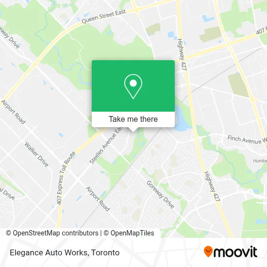 Elegance Auto Works map