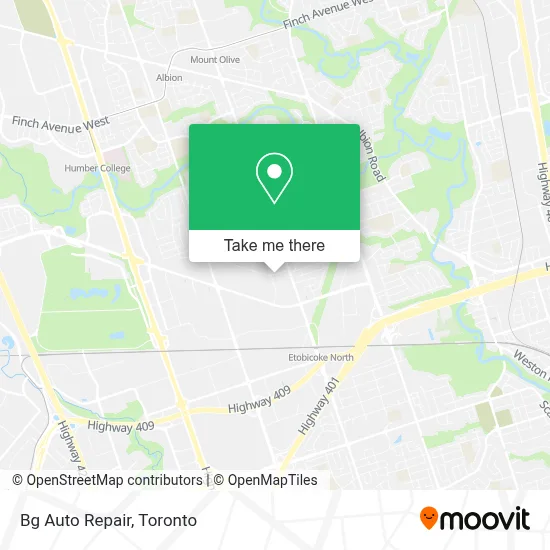 Bg Auto Repair map