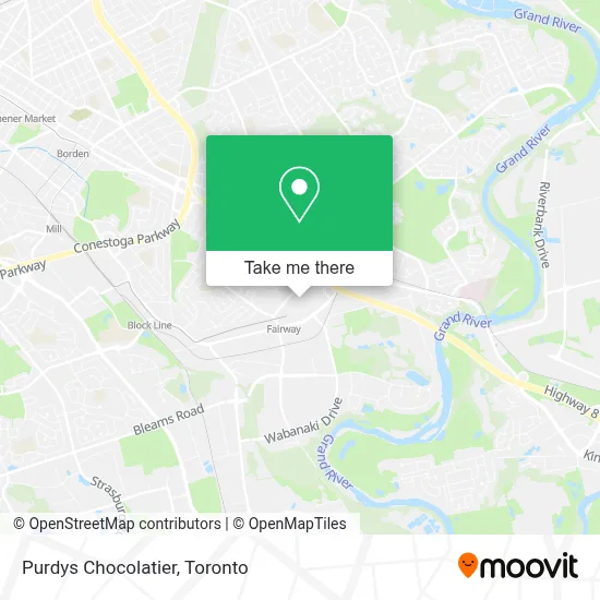 Purdys Chocolatier map