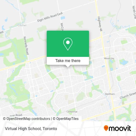 Virtual High School map