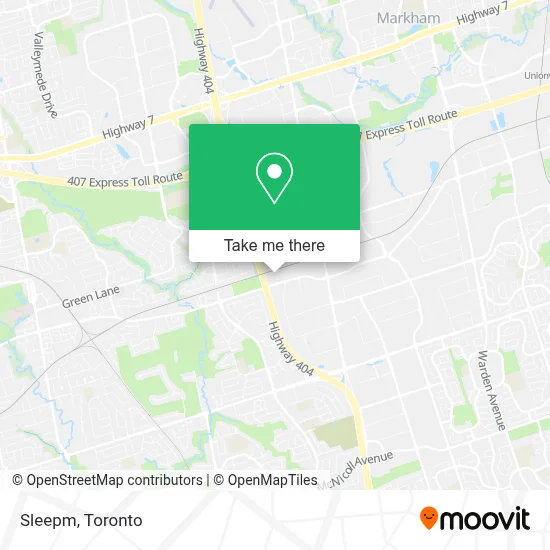 Sleepm map