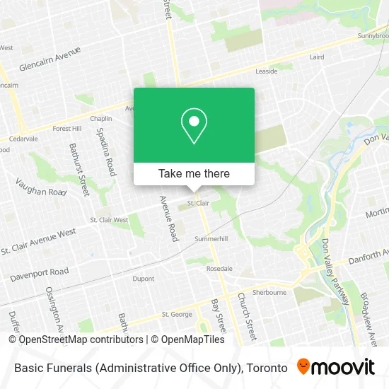 Basic Funerals (Administrative Office Only) map