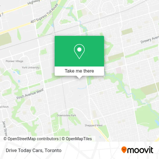 Drive Today Cars map