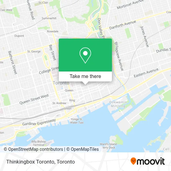 Thinkingbox Toronto map