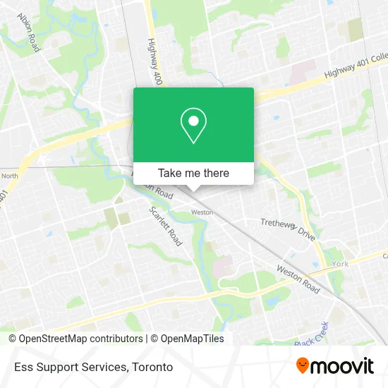 Ess Support Services map