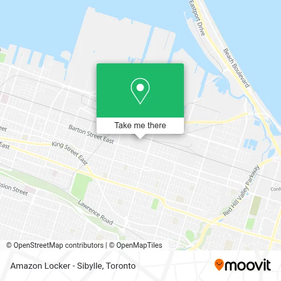 Amazon Locker - Sibylle map