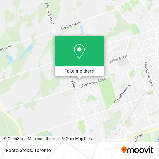 Foote Steps map