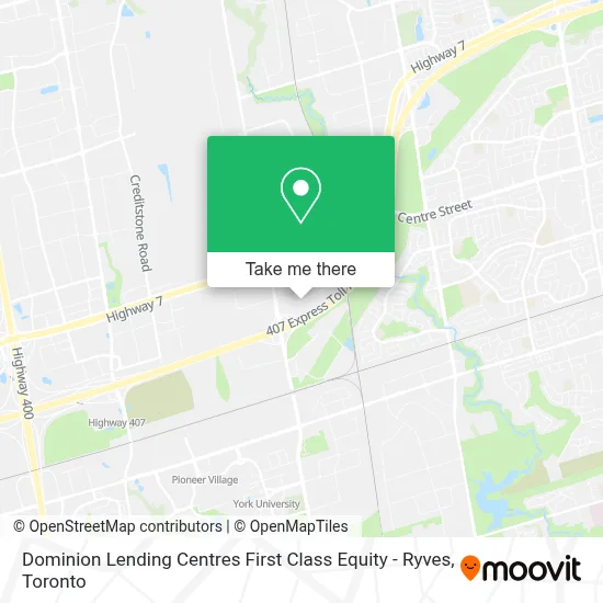 Dominion Lending Centres First Class Equity - Ryves map