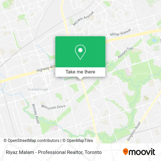 Riyaz Malam - Professional Realtor map