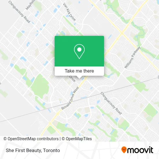 She First Beauty map