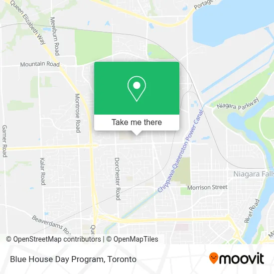 Blue House Day Program map