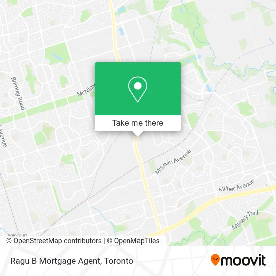 Ragu B Mortgage Agent map