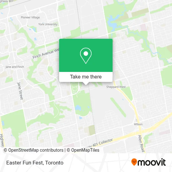 Easter Fun Fest map