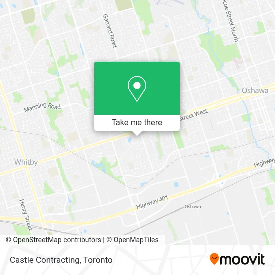 Castle Contracting map