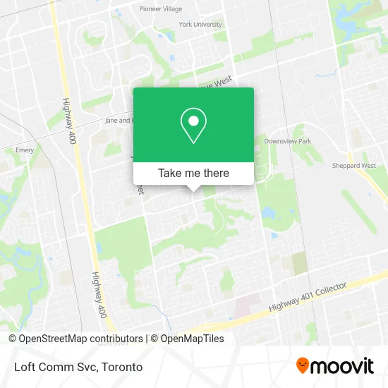 Loft Comm Svc map