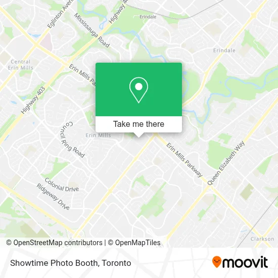 Showtime Photo Booth map