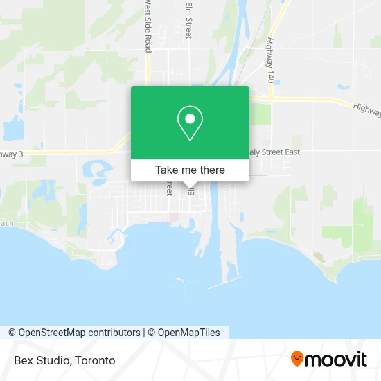 Bex Studio map