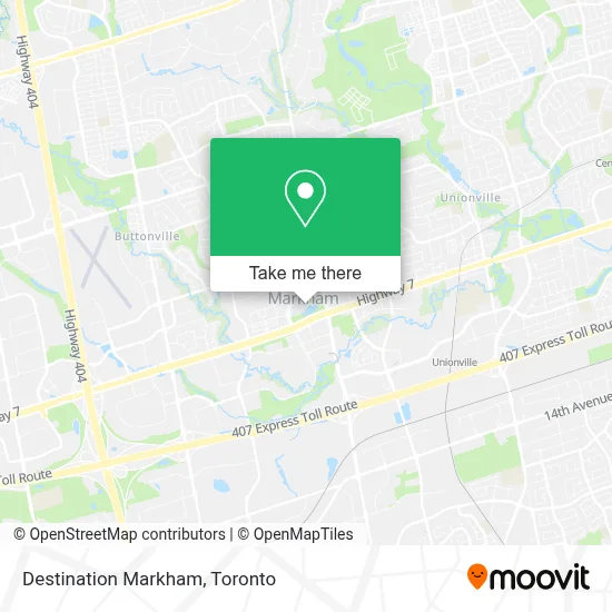 Destination Markham map