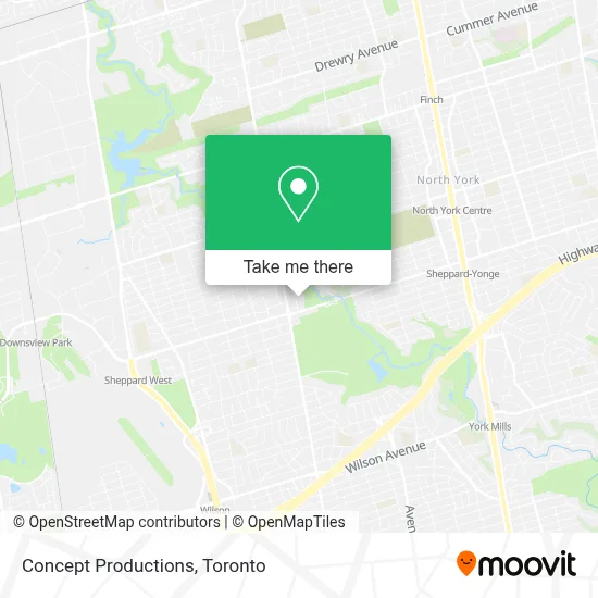 Concept Productions map