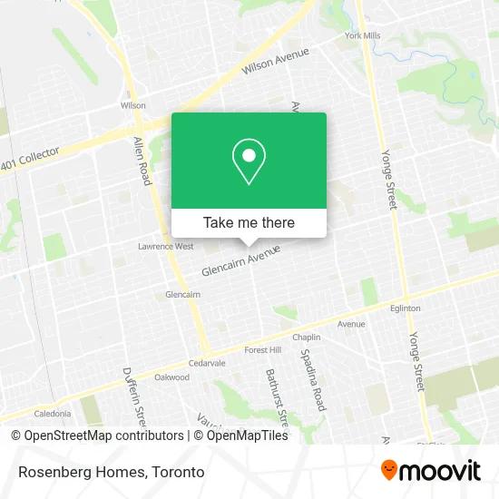 Rosenberg Homes map