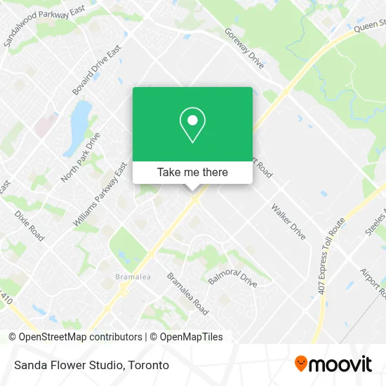 Sanda Flower Studio map