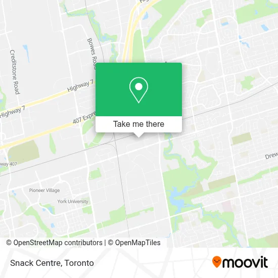 Snack Centre map