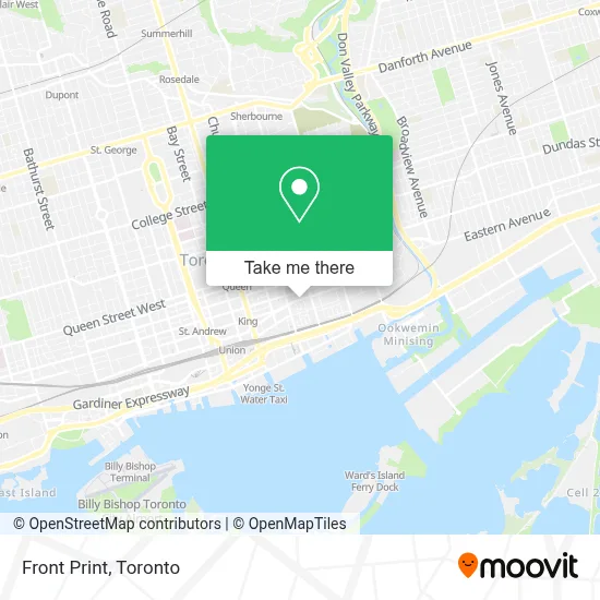 Front Print map