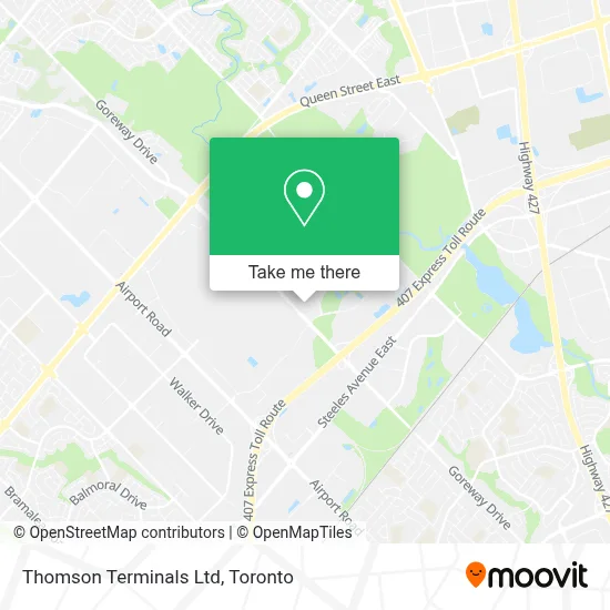 Thomson Terminals Ltd map