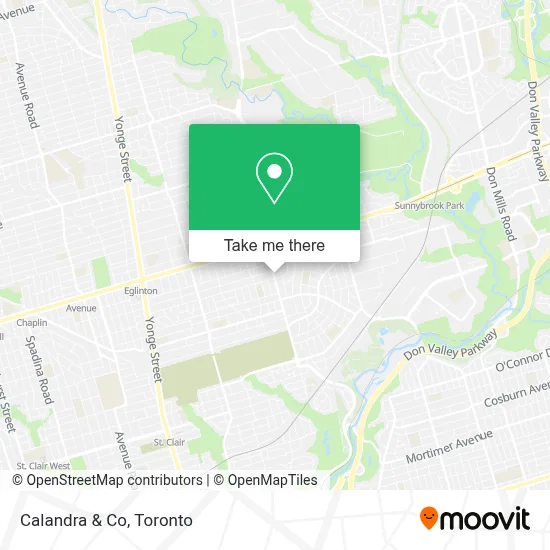 Calandra & Co map
