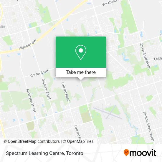 Spectrum Learning Centre map