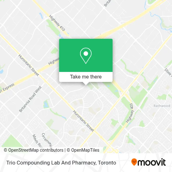 Trio Compounding Lab And Pharmacy map